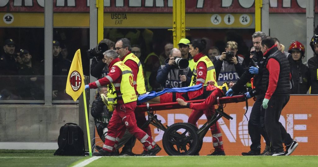 Milan Ruben Loftus - Loftus-Cheek sent to hospital after serious injury in Milan-Parma match