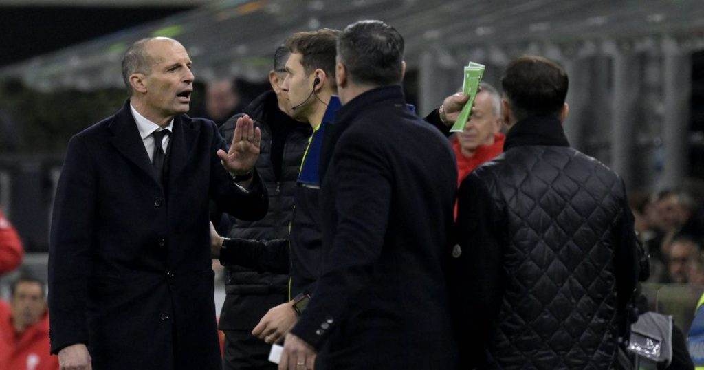 Massimiliano Allegri Milan - Allegri irritated: "Next time I'll step onto the field and make a tackle"