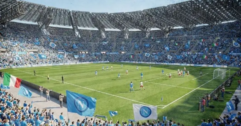 Italian Football Federation Infrastructure Councillor - Plans for the Diego Armando Maradona Stadium Ahead of Euro 2032 (Photos)