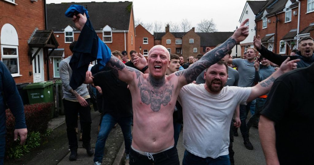 In Ashbourne Shrove Tuesday - Football or a Brawl? In Ashbourne, the Line is Thin (Photos)