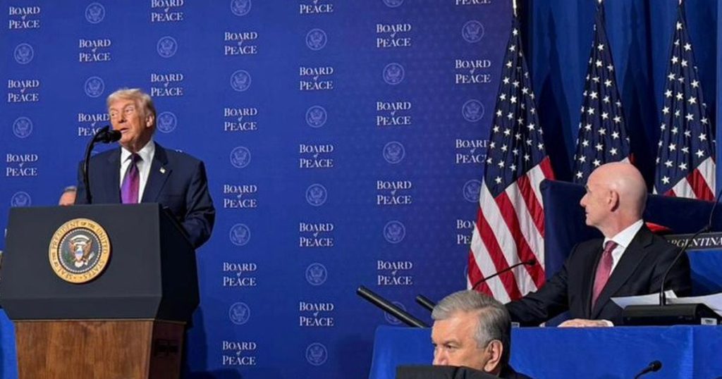 Board of Peace Gaza This - A stadium and mini-pitches: FIFA and Board of Peace reveal plan for the reconstruction of Gaza