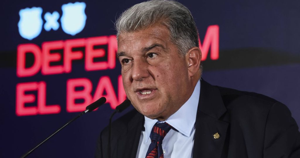 Joan Laporta Barcelona - Laporta lashes out: "There are referees who screw us over, I could name them all"