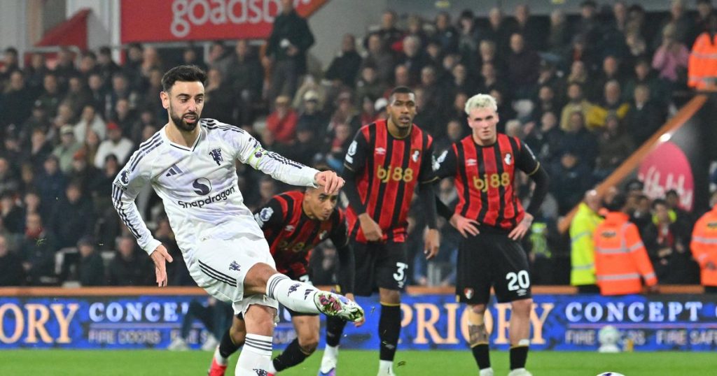 Bruno Fernandes Goal Not Enough - Bruno Fernandes' Goal Not Enough for Man. United to Beat Bournemouth