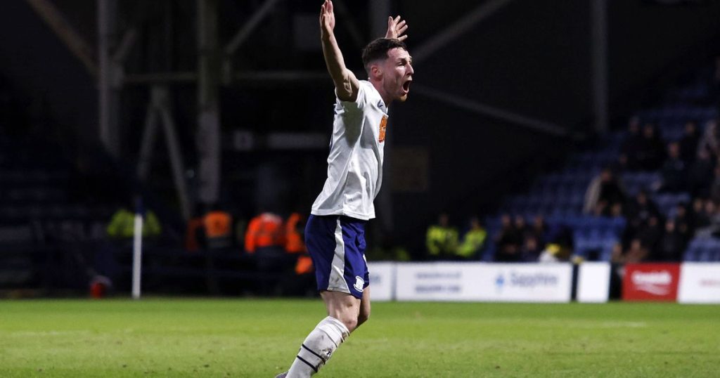 FA Preston Jordan Thompson - Kicked bottle hits fan's head and was punished by the FA