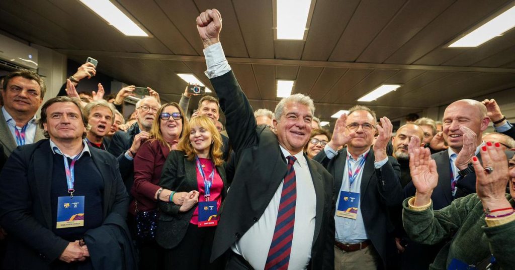 Laporta Dominates Elections Secures New Term - Laporta Dominates Elections and Secures New Term at Barcelona