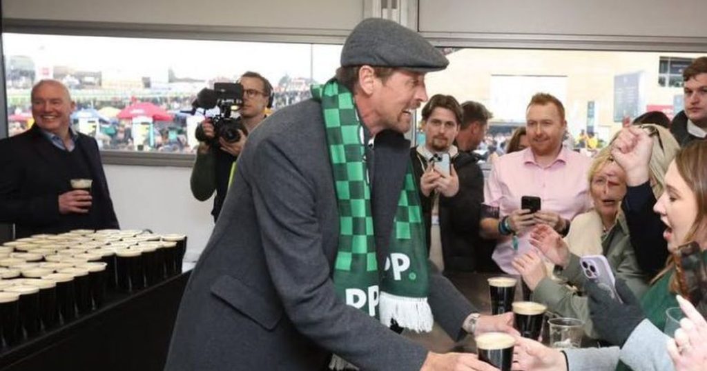 Pints This Former England - Peter Crouch Loses Bet and Had to Pay 1000 Pints