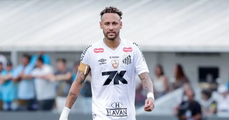 National Team Neymar Coach Carlo Ancelotti - Neymar reacts to not being called up for the National Team