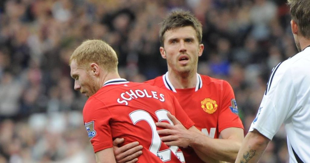 Michael Carrick This Paul Scholes - Scholes responds to criticism for attacking Michael Carrick