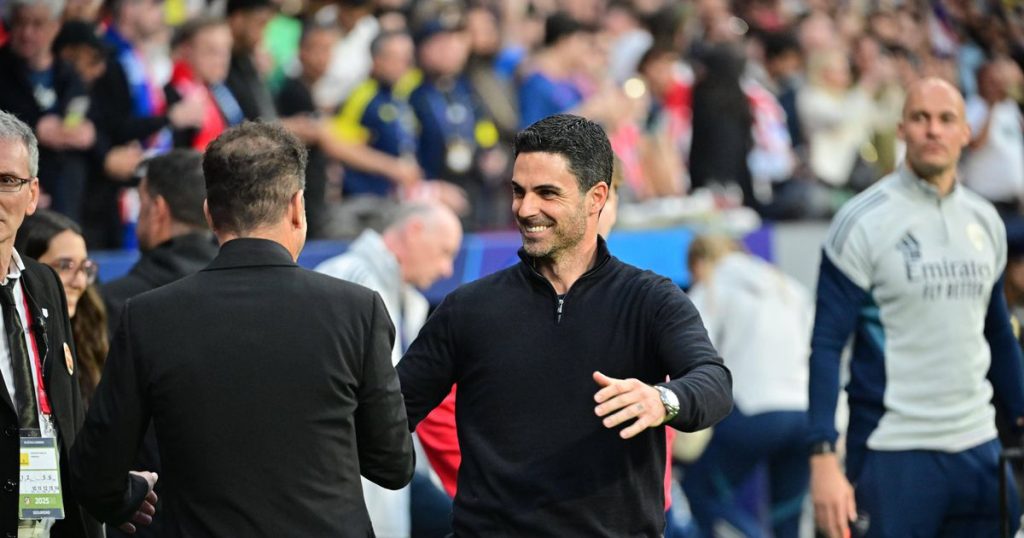 Diego Simeone Mikel Arteta - [EN] Simeone e Arteta não poupam arbitragem: «Há uma decisão que muda a eliminatória»