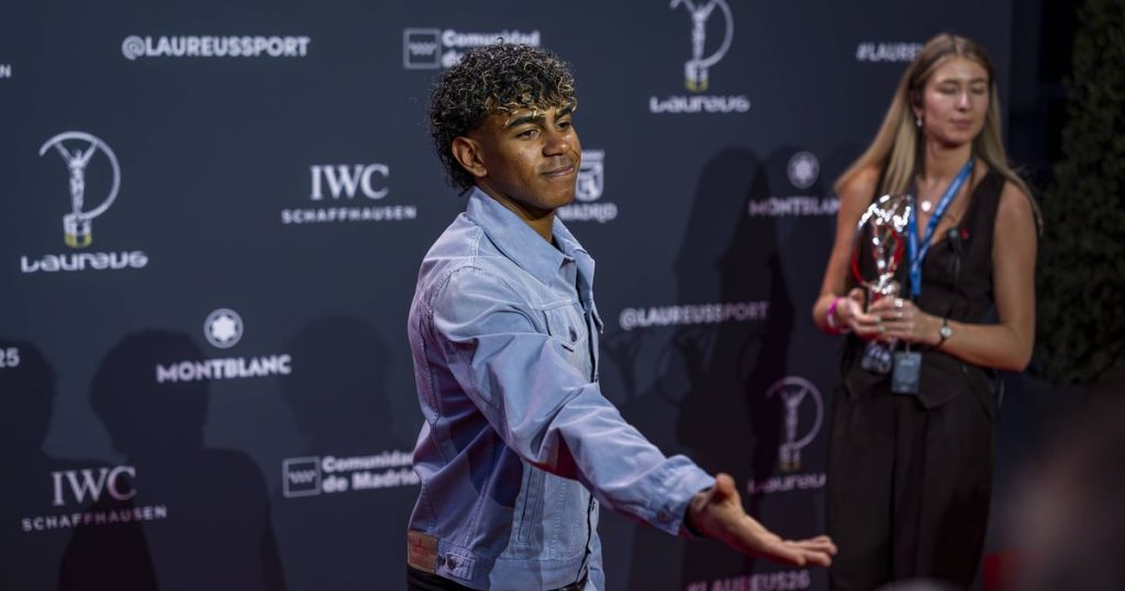 Lamine Yamal Barcelona - [EN] Laureus: Yamal distinguido como melhor jovem desportista do ano
