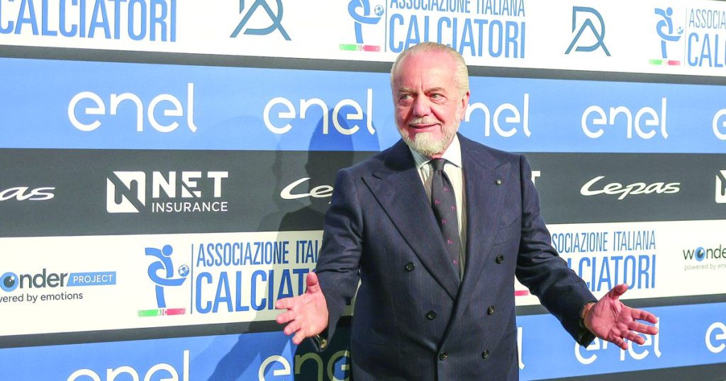 Jogos de Benfica - [EN] Jogos de 25 minutos, fim das expulsões e um supercampeonato: as propostas do presidente do Nápoles