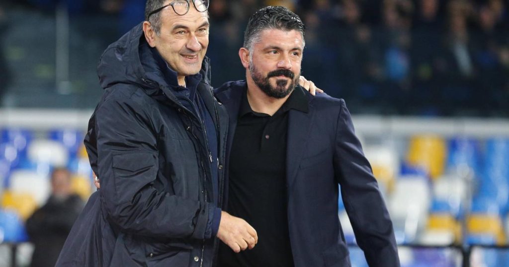 Maurizio Sarri Claudio Lotito - [EN] Gattuso na Lazio e Sarri na Atalanta: a dança das cadeiras na Serie A