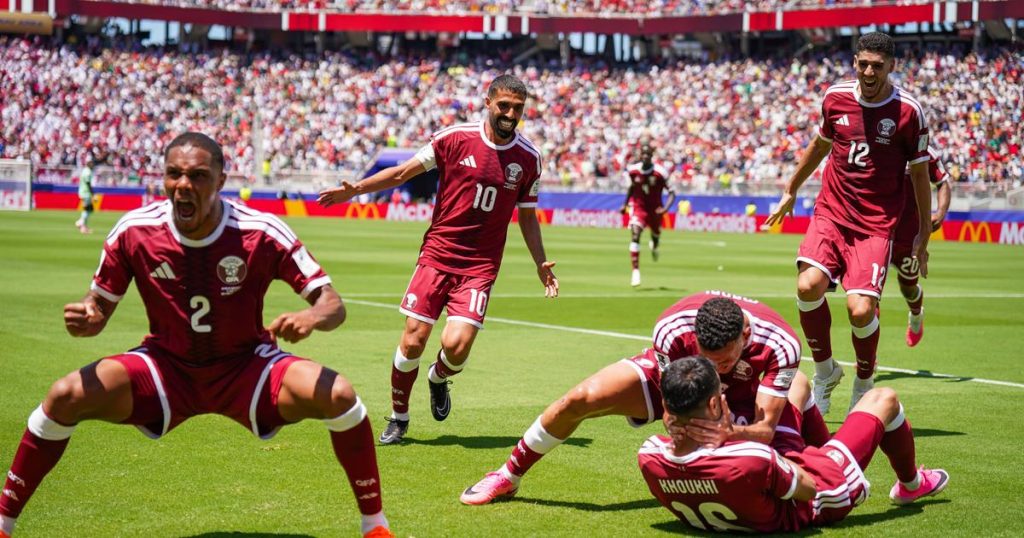 World Cup Meshaal Barsham Abunad - Hero Abunad Leads Qatar to Make History