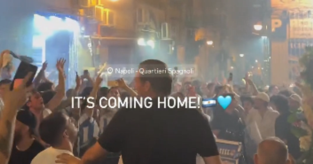 World Cup The World Cup - "I saw Maradona": the celebration in Naples after Argentina's victory (video)