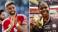 Bruno Fernandes and Khadija Shaw Win PFA Player of the Year Awards