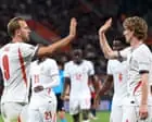 Gordon and Kane Secure Vital Nations League Win for England Against 10-Man Czechia