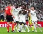Vinícius Júnior Sent Off for Hair Pulling as Real Madrid Secure Narrow Win Over Villarreal